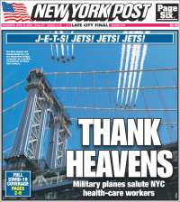 Portada de New York Post (USA)