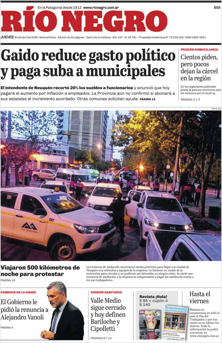 Portada de Rio Negro (Argentina)