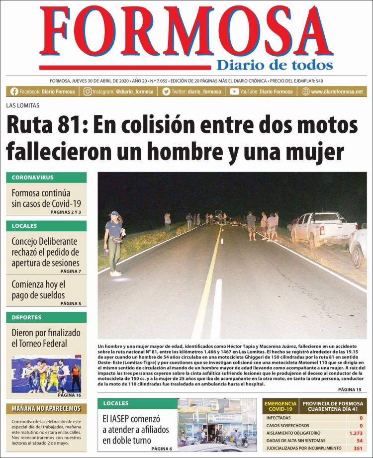 Portada de Formosa (Argentina)