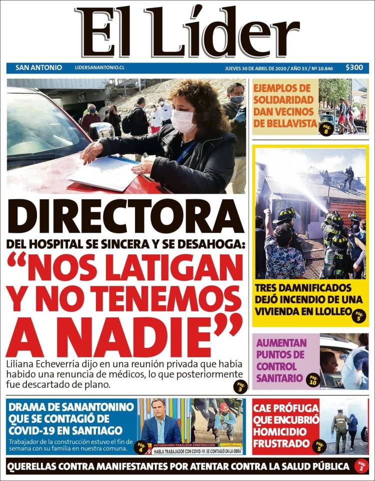 Portada de Lider de San Antonio (Chile)