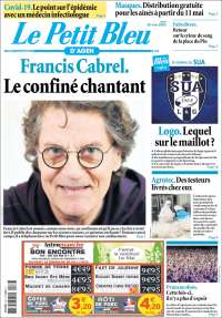 Portada de Le Petit Bleu (Francia)