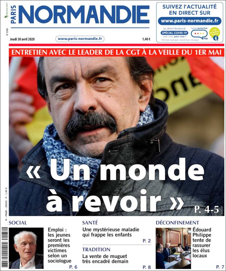 Portada de Progres de Fecamp (Francia)