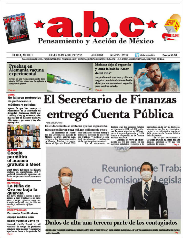 Portada de A.B.C.  (México)