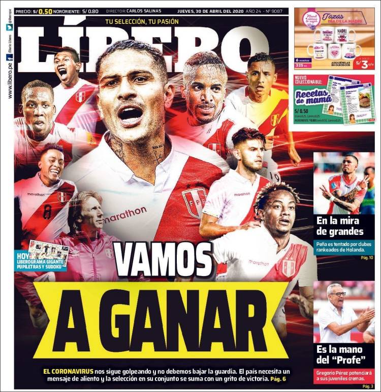 Portada de Líbero (Perú)