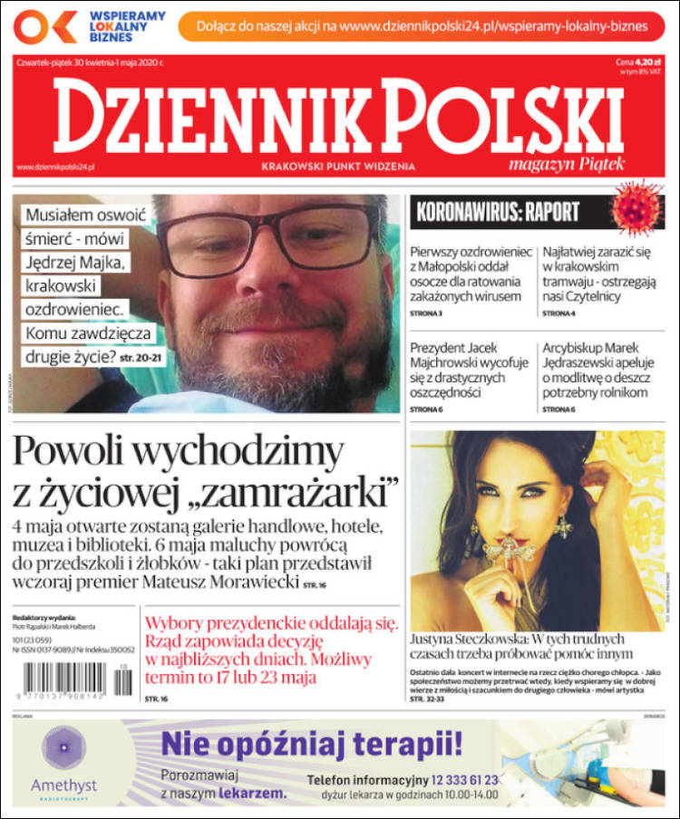 Portada de Dziennik (Polonia)