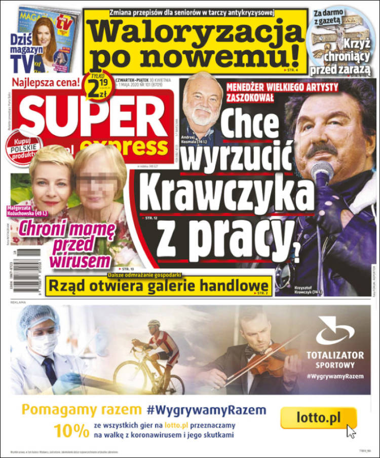 Portada de Super Express (Polonia)