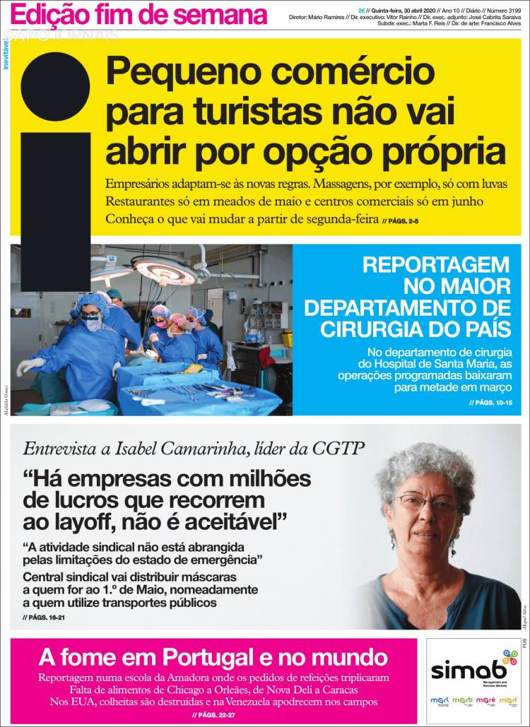 Portada de I - informação (Portugal)