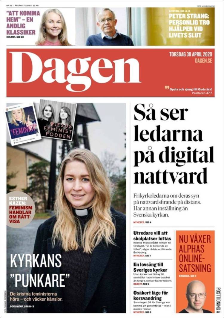 Portada de Dagen (Suecia)