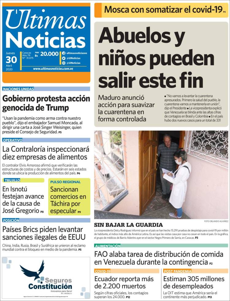 Portada de Lider en deportes (Venezuela)
