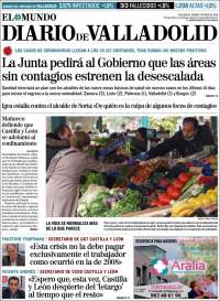 Portada de Diario de Valladolid (España)