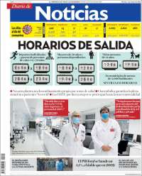 Portada de Noticias de Navarra (España)