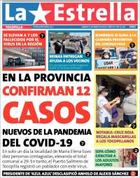 Portada de La Estrella de Tocopilla (Chile)