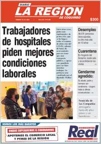 Portada de Diario La Región de Coquimbo (Chile)