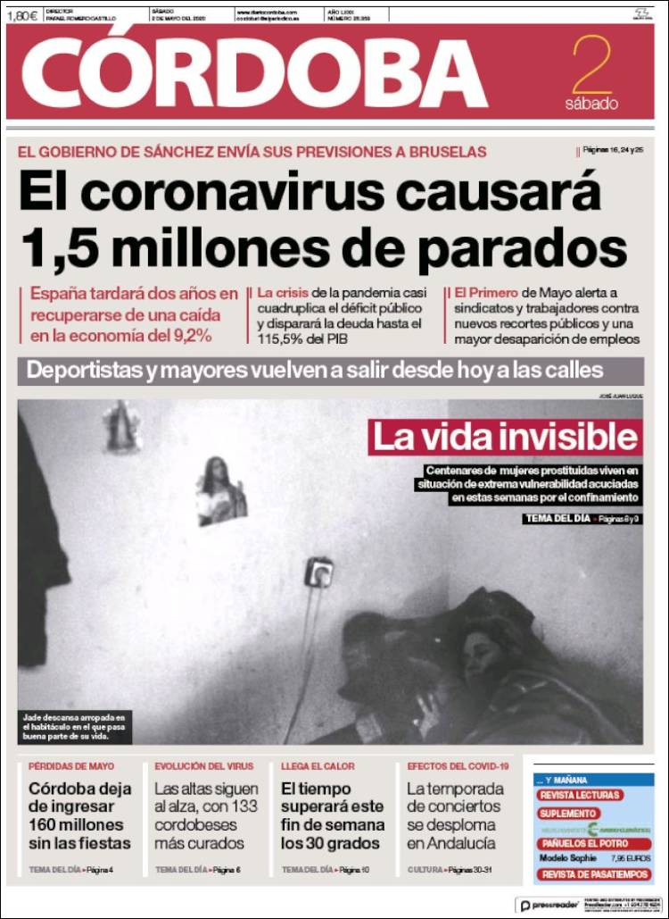 Portada de Diario de Córdoba (Spain)