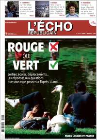 Portada de L'Echo Républicain (Francia)
