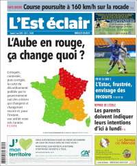 Portada de L'Est Eclair (Francia)