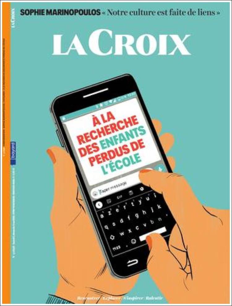 Portada de La Croix (Francia)