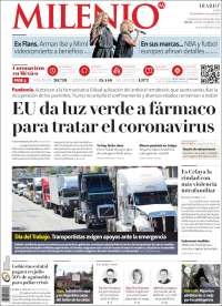 Portada de Milenio de León (M&eacute;xico)