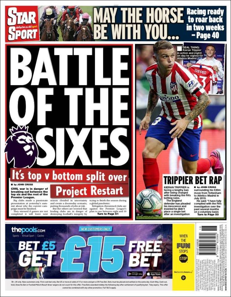 Portada de Star Sport (Reino Unido)