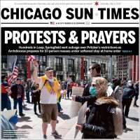 Portada de Chicago Sun-Times (USA)