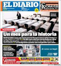 Portada de El Diario NY (USA)