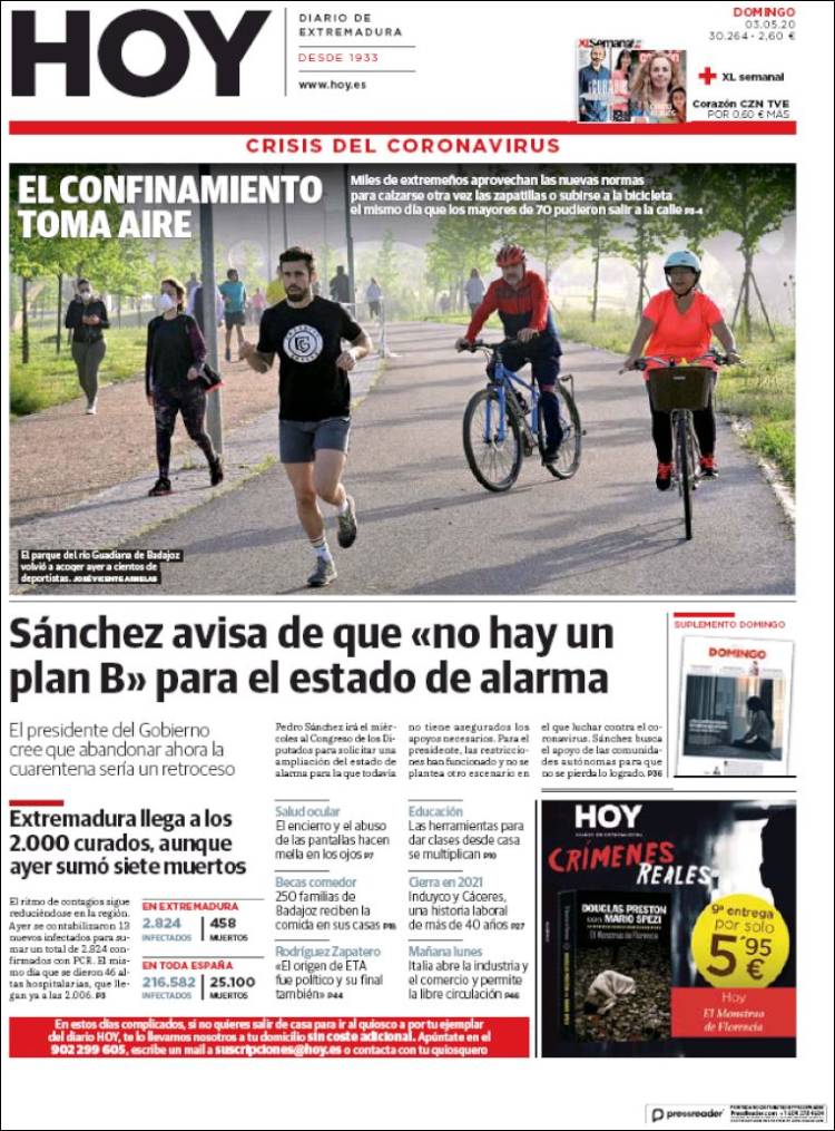 Portada de Hoy - Badajoz (España)