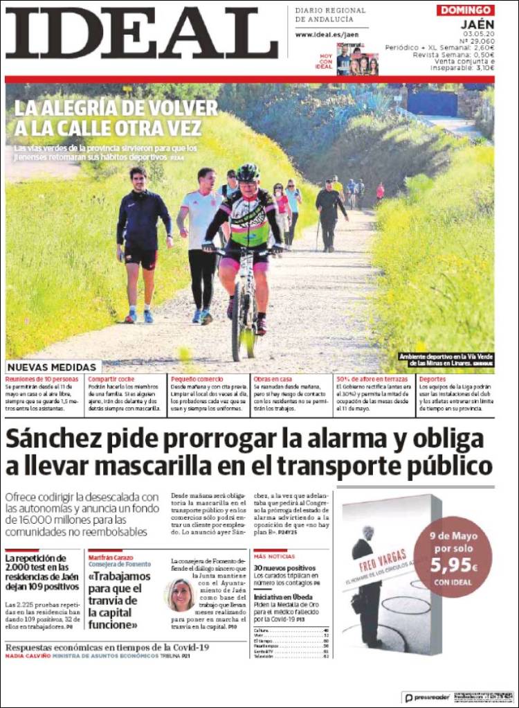 Portada de El Ideal de Jaén (España)