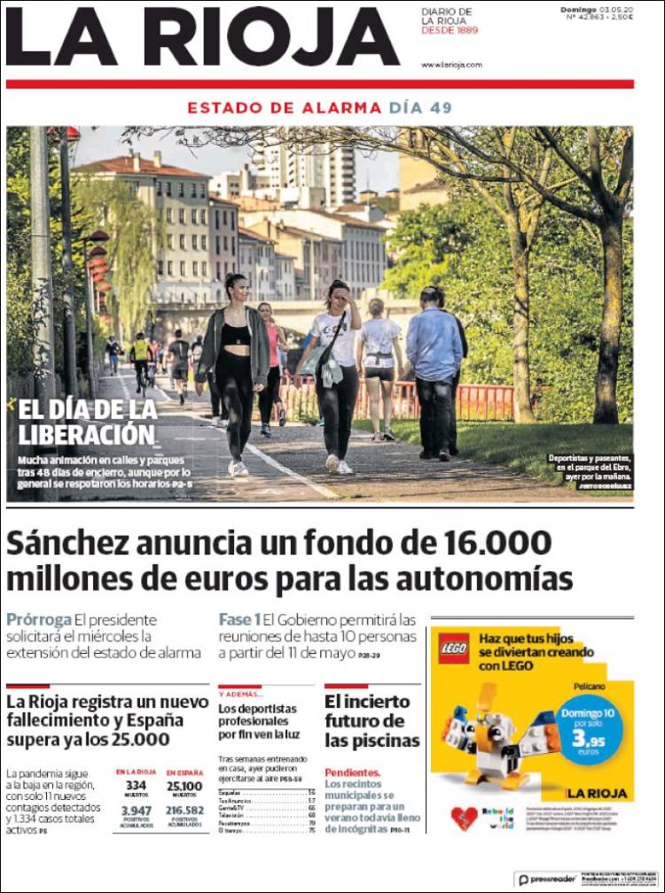 Portada de La Rioja (España)