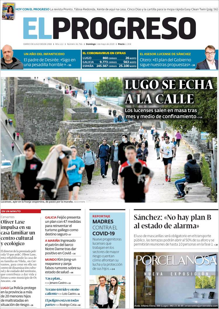 Portada de El Progreso (España)