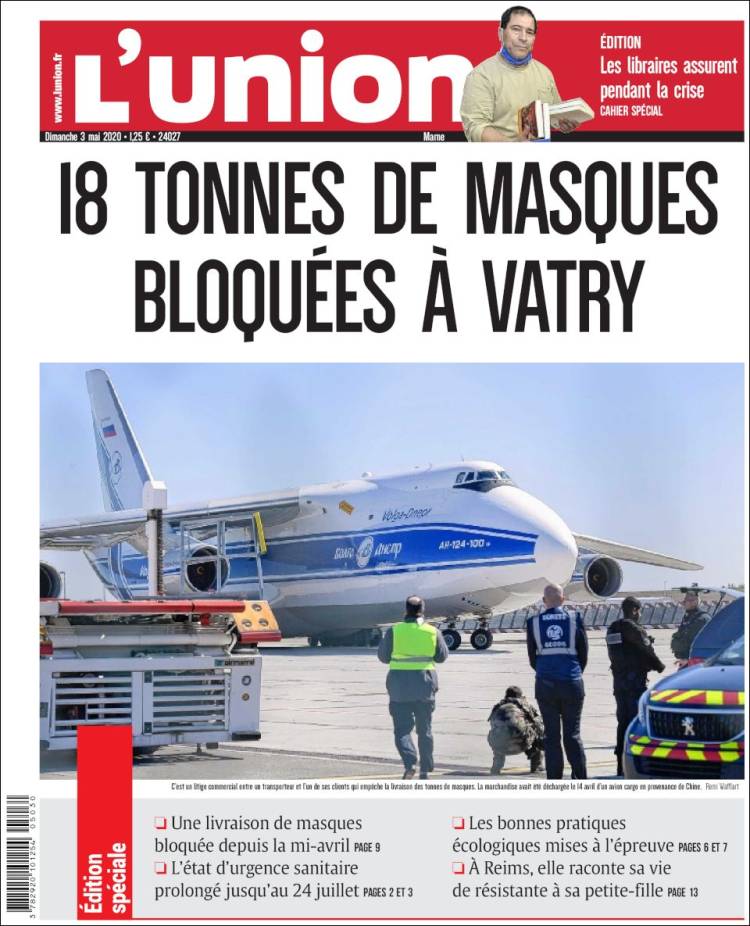 Portada de L'Union (Francia)