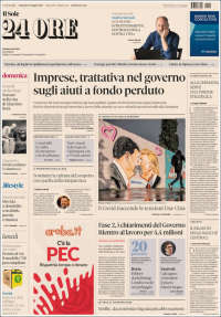 Portada de Il Sole 24 ORE (Italia)