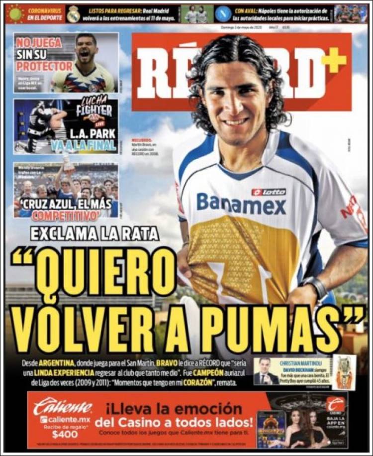 Portada de Record (México)