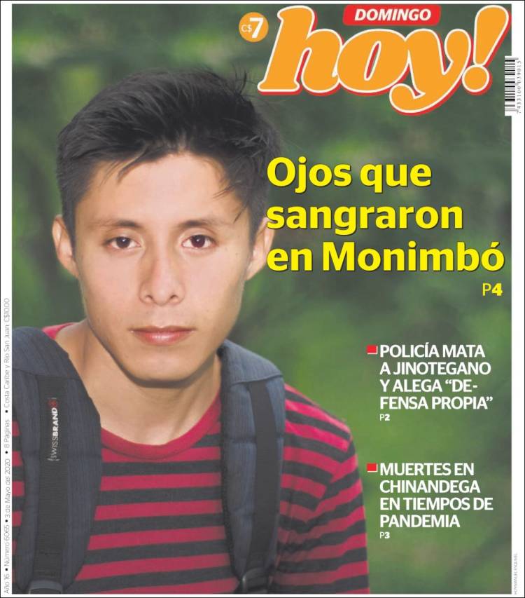 Portada de Hoy (Nicaragua)