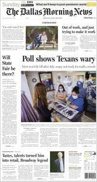 Portada de Dallas Morning News (USA)