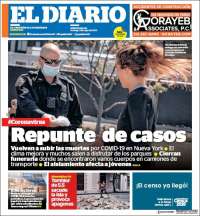 Portada de El Diario NY (USA)