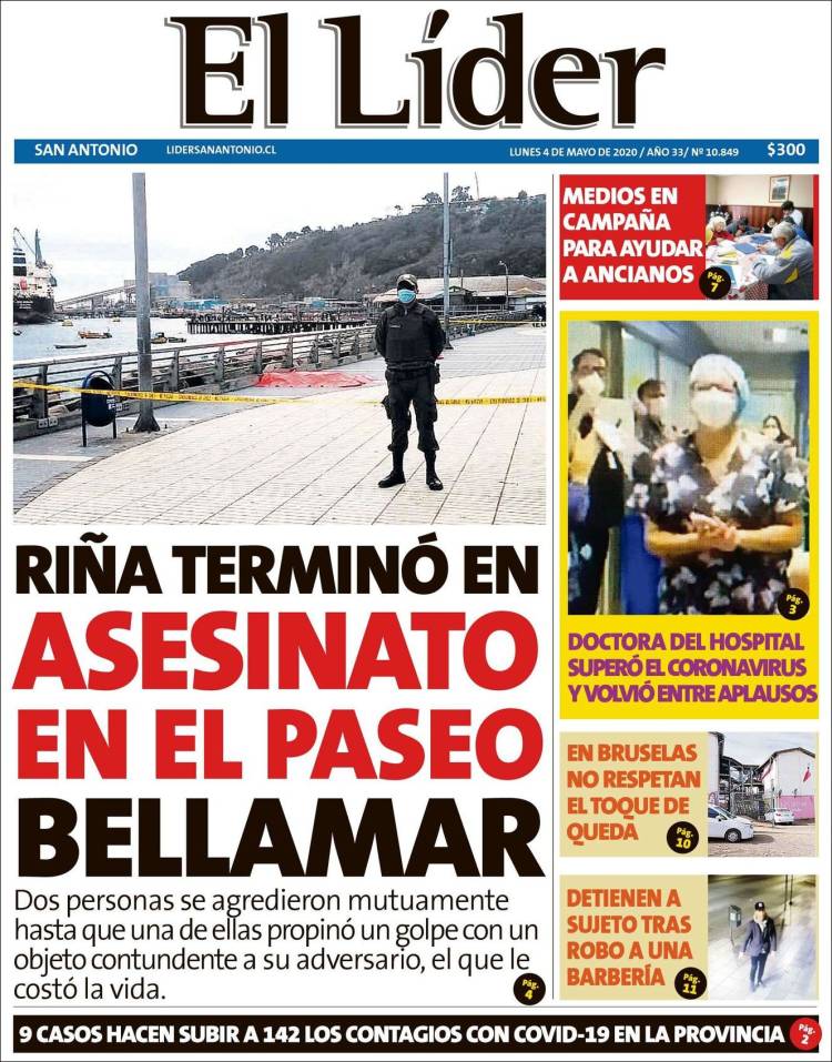 Portada de Lider de San Antonio (Chile)