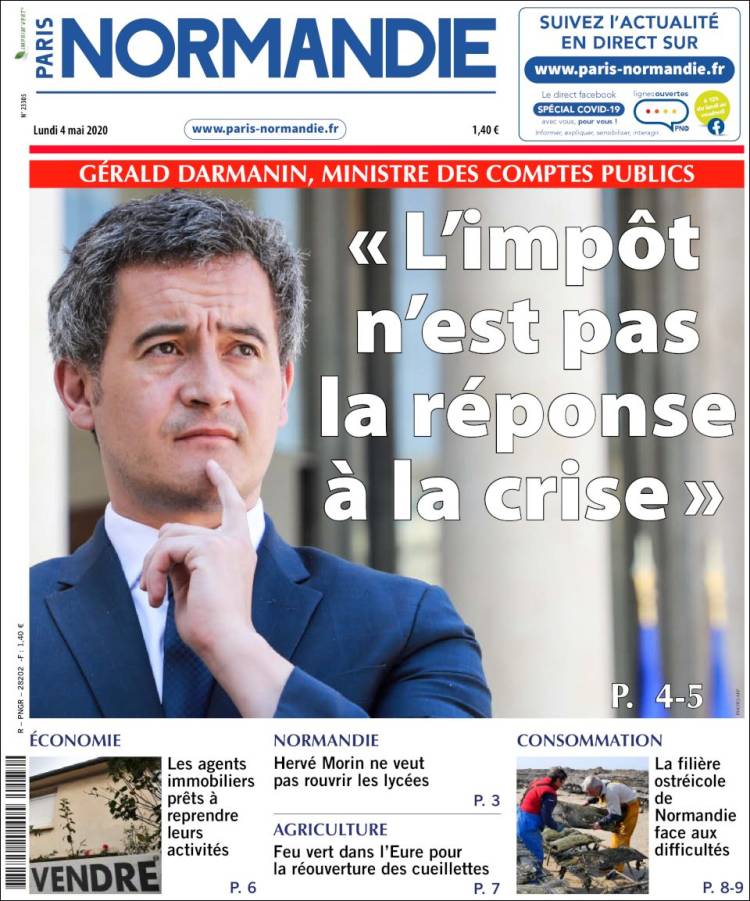 Portada de Le Havre Libre (Francia)