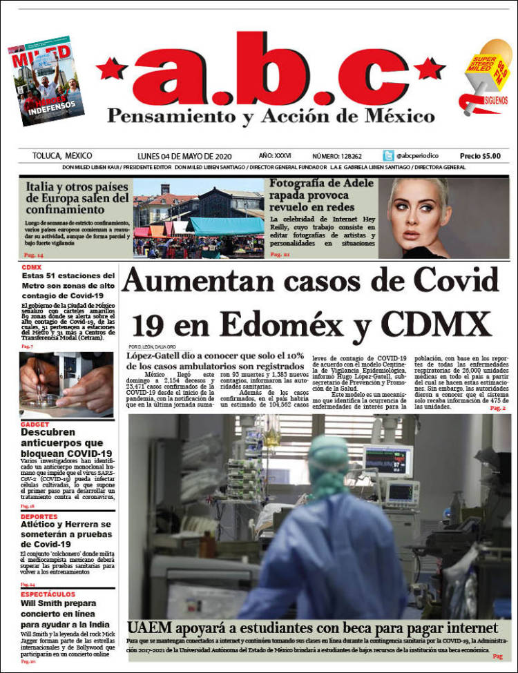 Portada de A.B.C.  (México)
