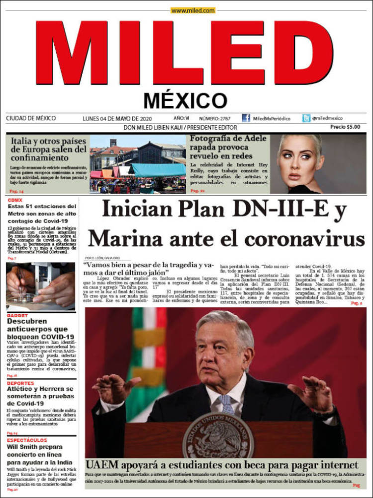 Portada de Miled (México)