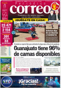 Portada de Correo - El diario del Estado de Guanajuato (México)