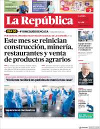 Portada de La Republica (Perú)