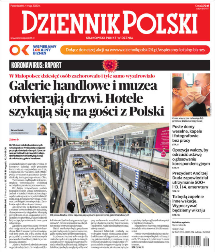 Portada de Dziennik (Polonia)