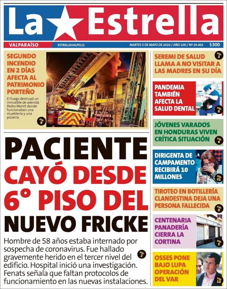 Portada de Estrella de Valparaiso (Chile)