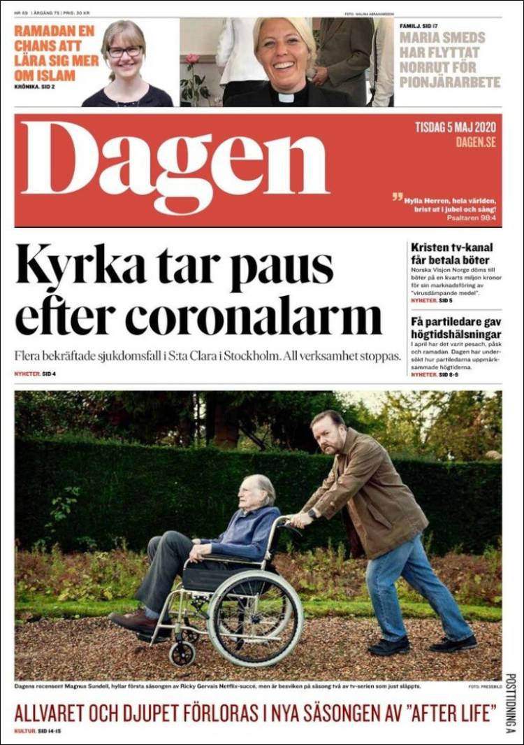 Portada de Dagen (Suecia)