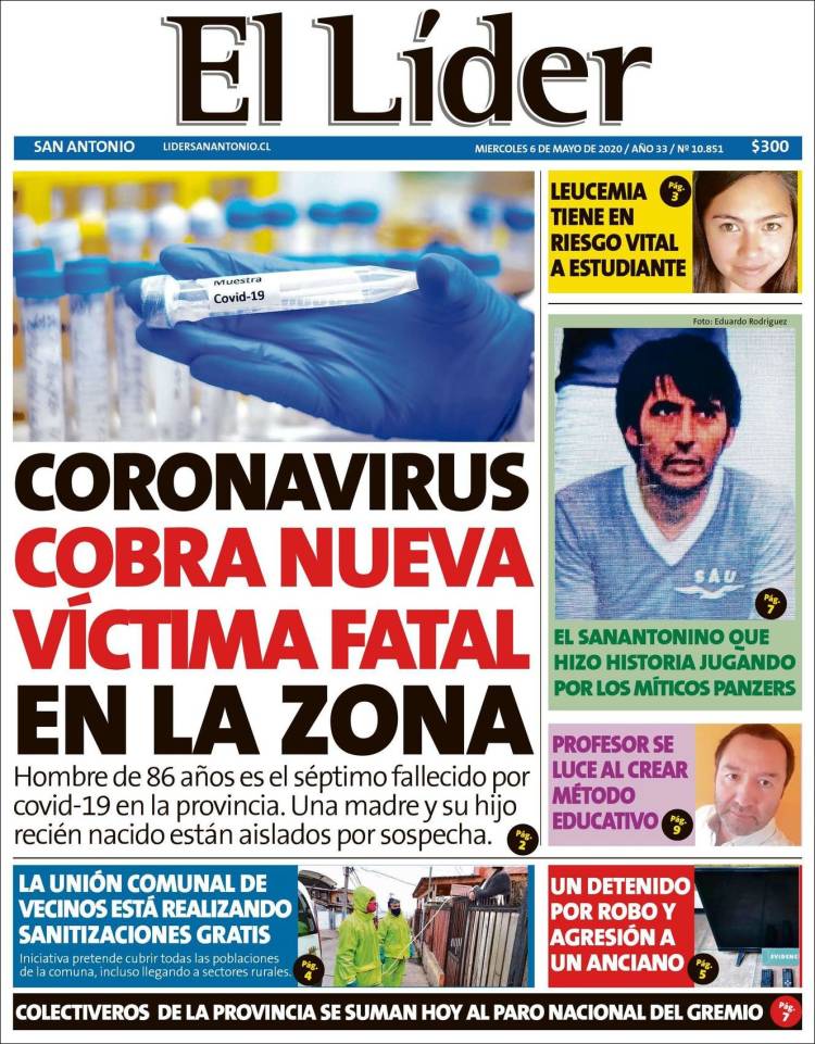 Portada de Lider de San Antonio (Chile)