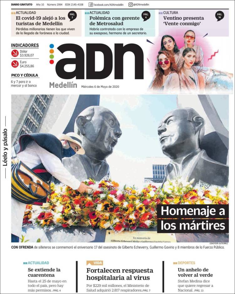 Portada de ADN - Medellín (Colombia)