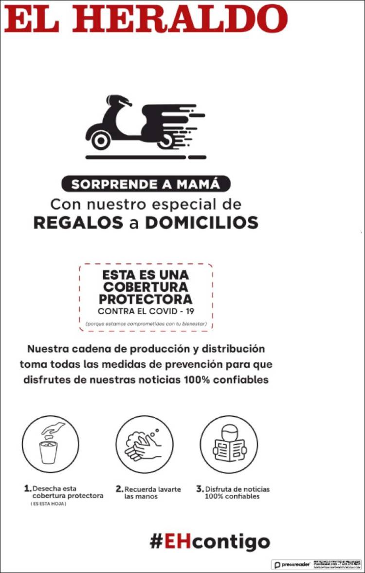 Portada de El Heraldo (Colombia)