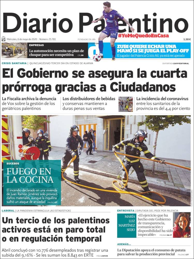 Portada de Diario Palentino (Espa&ntilde;a)