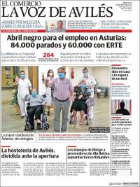 Portada de El Comercio - Avilés (Espa&ntilde;a)