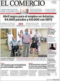 Portada de El Comercio - Gijón (Espa&ntilde;a)